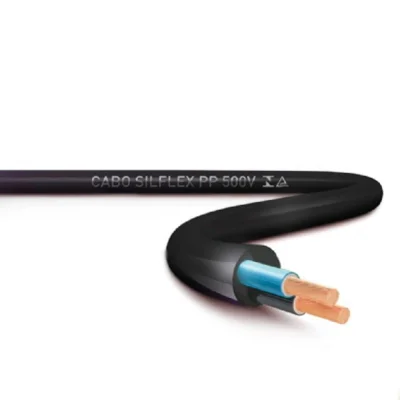Cabo Flex Pp 2x1 500v Preto Por Metro