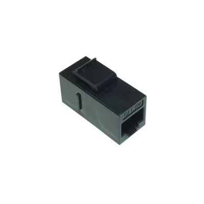 Keystone Emenda Femea-femea Para Modular Plug, Cat.5e, 8x8, Para Painel Seccon Wt-2206a Preto