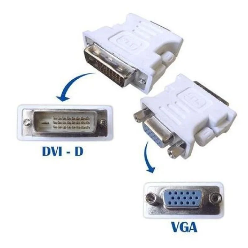 Imagem 2 de 2 do produto Adaptador Dvi-d Macho X Vga Femea 241