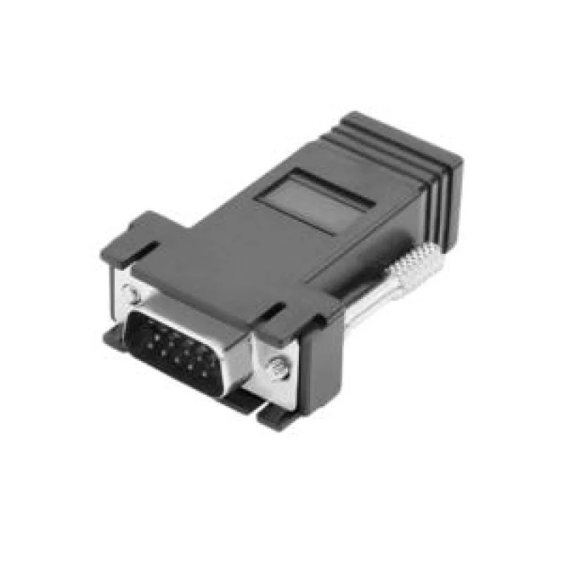 Imagem 3 de 3 do produto Adaptador Extensor Vga Macho X Rj45 Para Cabo De Rede
