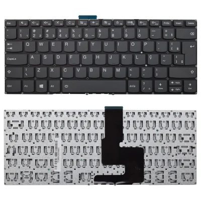 Teclado Para Notebook Lenovo Ideapad 330s-14ast Abnt2 Preto