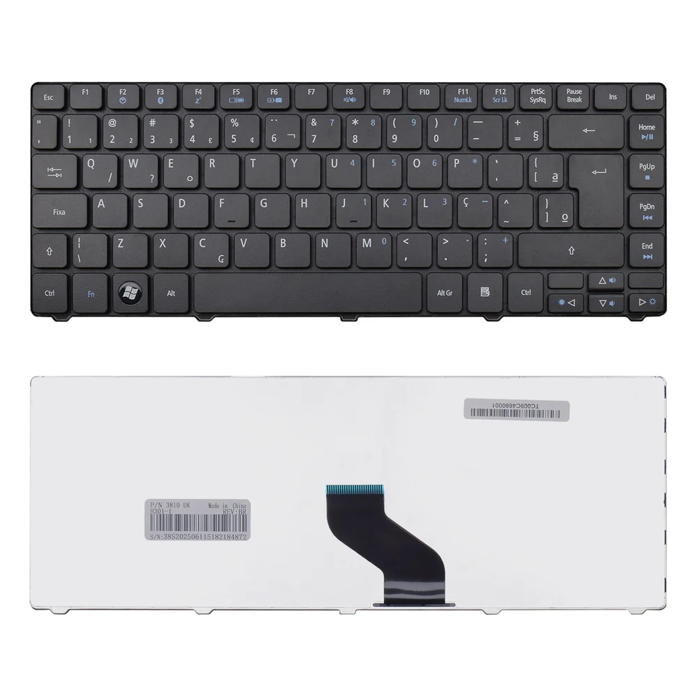 Teclado Para Notebook Acer Part Number Aezqz601010 Abnt2 - F3 Bluetooth