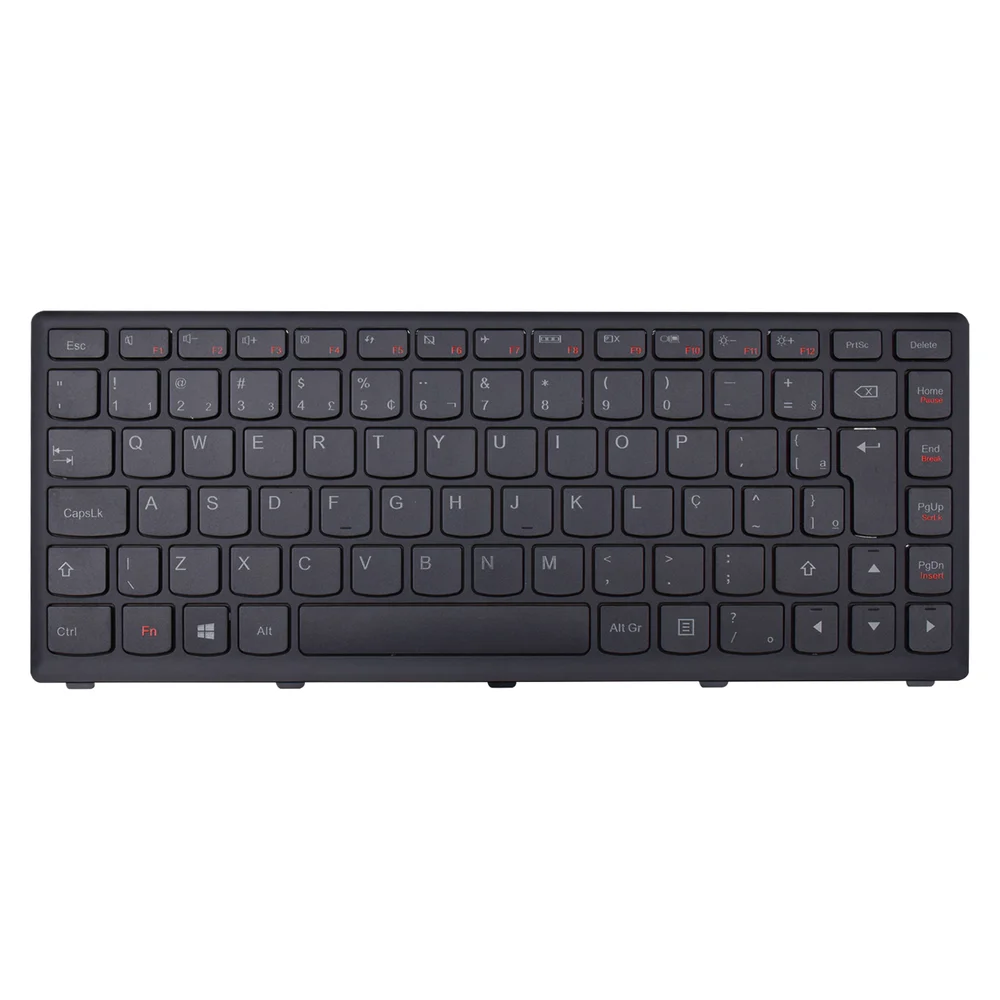 Teclado Para Notebook Lenovo Ideapad S400 Preto Teclado Para Notebook Lenovo Ideapad S400 Preto