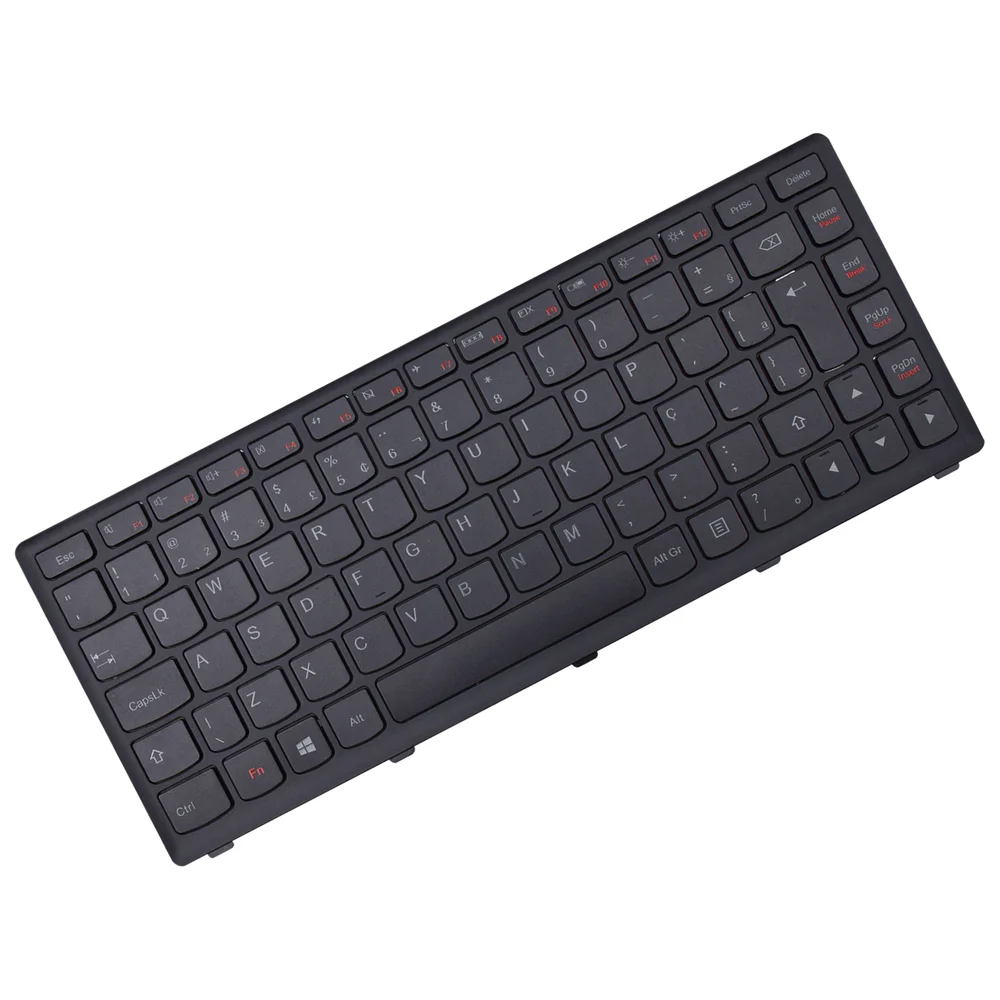 Teclado Para Notebook Lenovo Ideapad S400 Preto Teclado Para Notebook Lenovo Ideapad S400 Preto