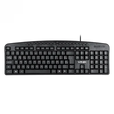 Teclado Usb Multimidia Dynamic 107 Teclas + 20 Teclas Multimidia Abnt2 Resistente A Agua 1.8m Preto - Dt141