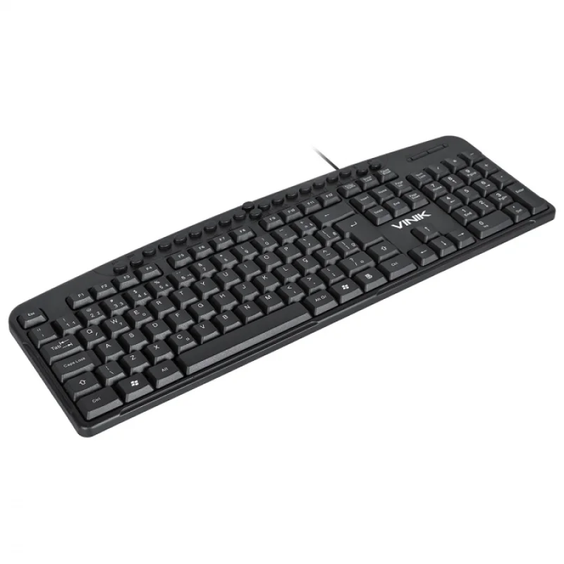 Imagem 3 de 5 do produto Teclado Usb Multimidia Dynamic 107 Teclas + 20 Teclas Multimidia Abnt2 Resistente A Agua 1.8m Preto - Dt141