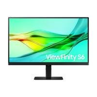 Monitor Samsung Viewfinity S6 27” Qhd, 100hz, 5ms, Hdr10, Has, HDMI, Dp, Usb-c, Lan, Eye Saver,  Painel Ips, Mode Black