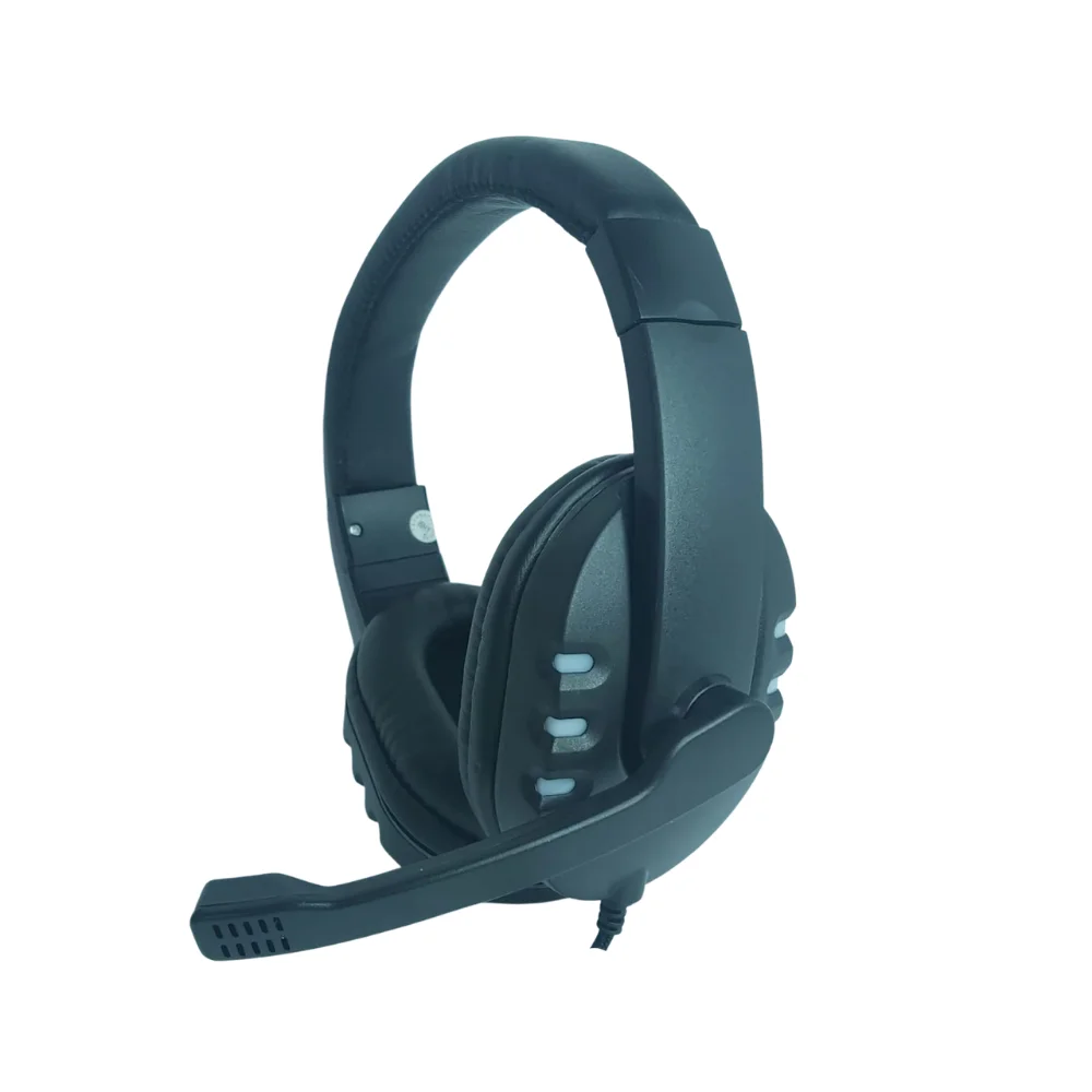 Imagem 1 de 3 do produto Fone De Ouvido Gamer Com Fio Para Jogos Cor Preto