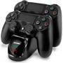 Dobe Base De Carregamento Dupla Para Controle Sem Fio Playstation 4 Ps4 Para Ps4, Slim, Pro