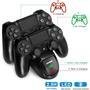 Dobe Base De Carregamento Dupla Para Controle Sem Fio Playstation 4 Ps4 Para Ps4, Slim, Pro