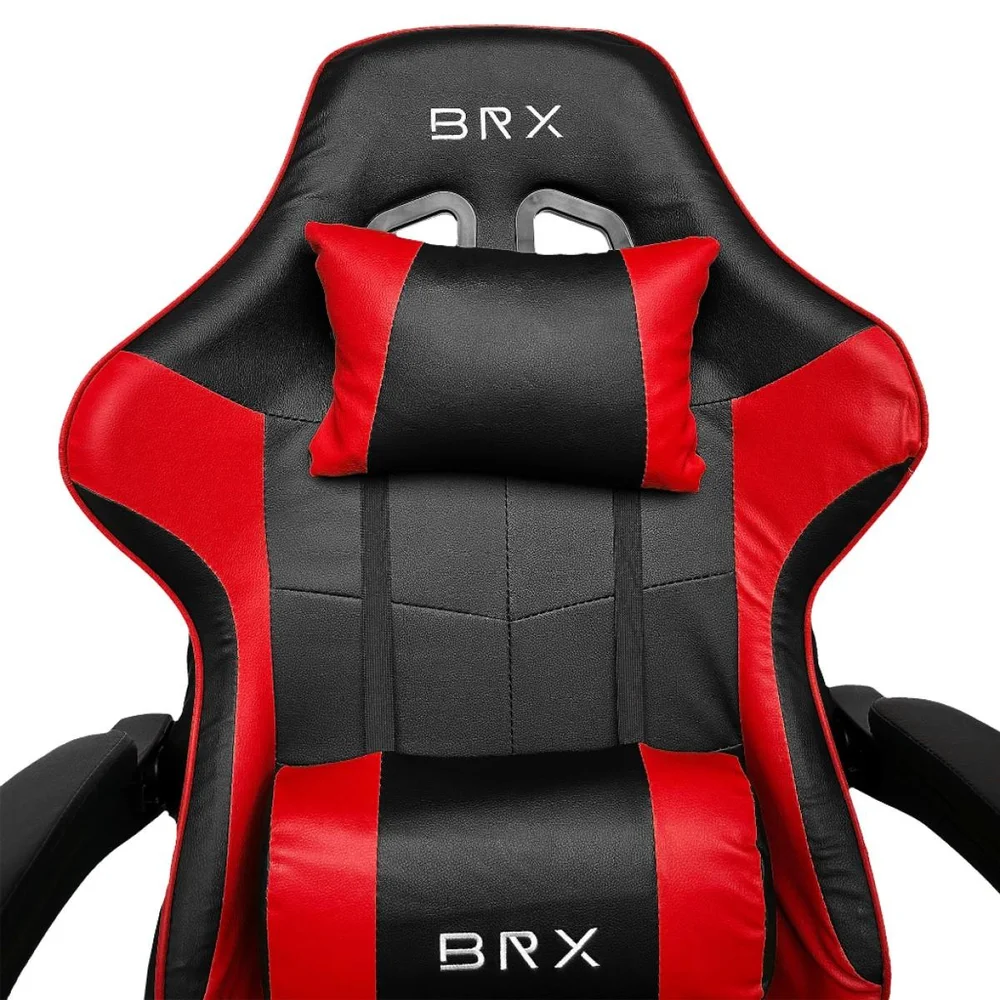 Cadeira Gamer Brx Impact, Ajustável, Vermelha, Cd-ipctred