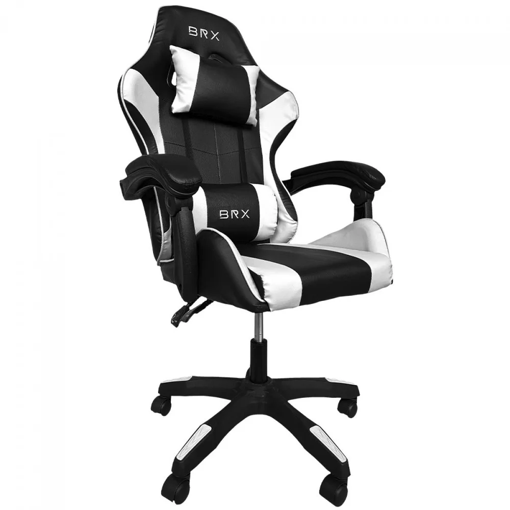 Cadeira Gamer Brx Impact, Ajustável, Branco, Cd-ipctwhite
