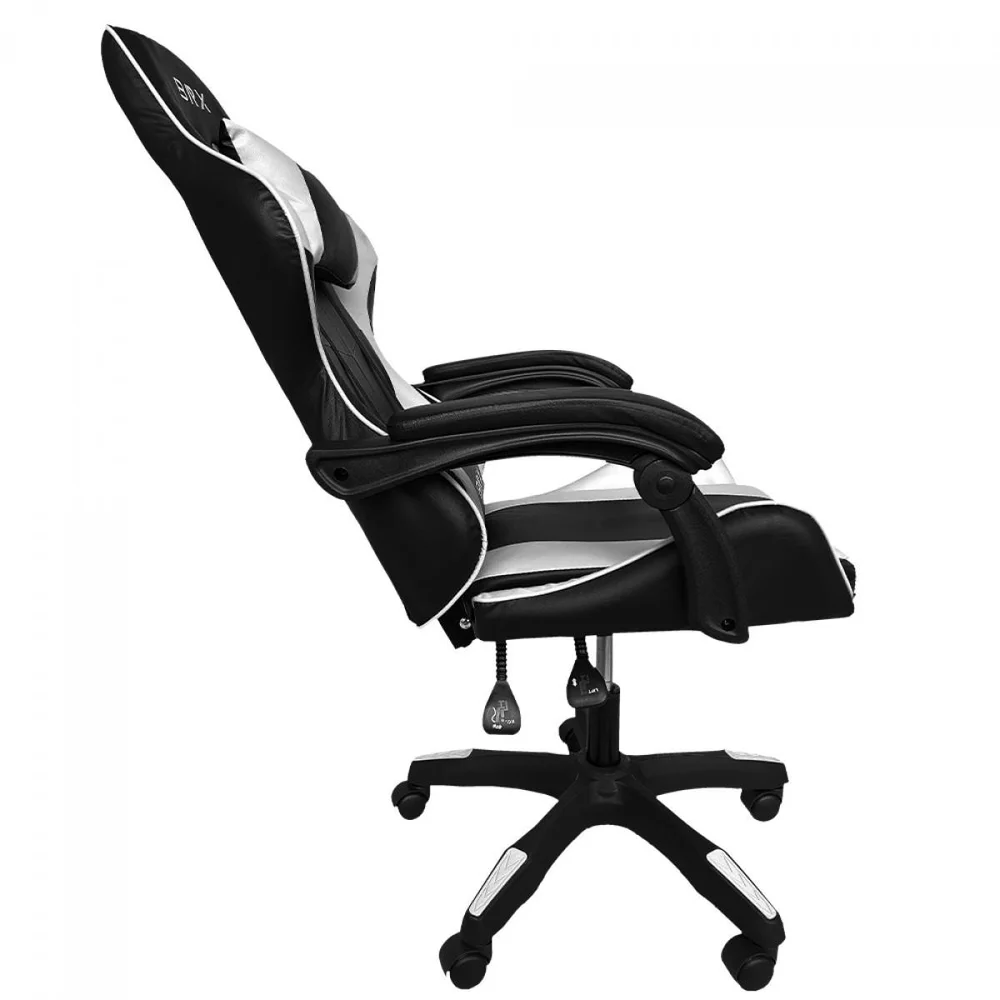 Imagem 2 de 5 do produto Cadeira Gamer Brx Impact, Ajustável, Branco, Cd-ipctwhite
