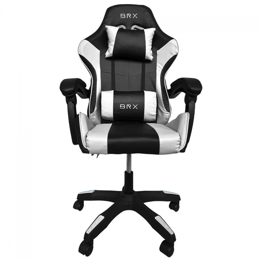 Imagem 4 de 5 do produto Cadeira Gamer Brx Impact, Ajustável, Branco, Cd-ipctwhite