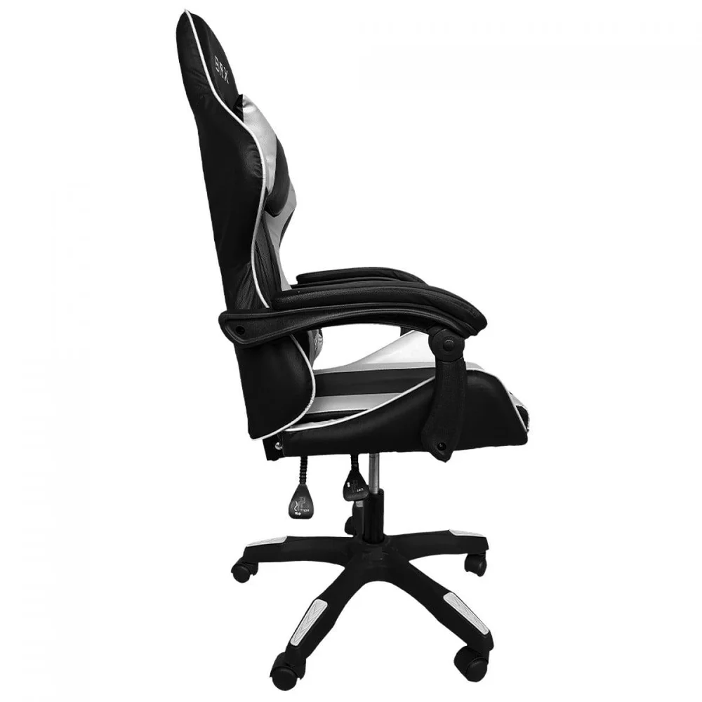 Imagem 5 de 5 do produto Cadeira Gamer Brx Impact, Ajustável, Branco, Cd-ipctwhite