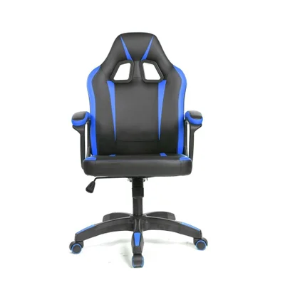 Cadeira Gamer Fortt Harbin, Até 120 KG, Encosto Reclinável, Ajuste de Altura, Azul