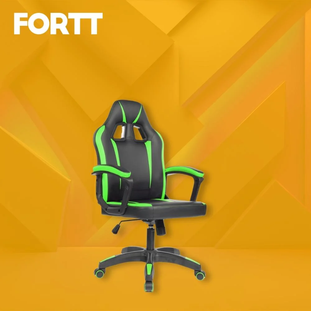 Cadeira Gamer Fortt Harbin, Verde - Cgf022-Vr Cadeira Gamer Fortt Harbin, Verde - Cgf022-Vr