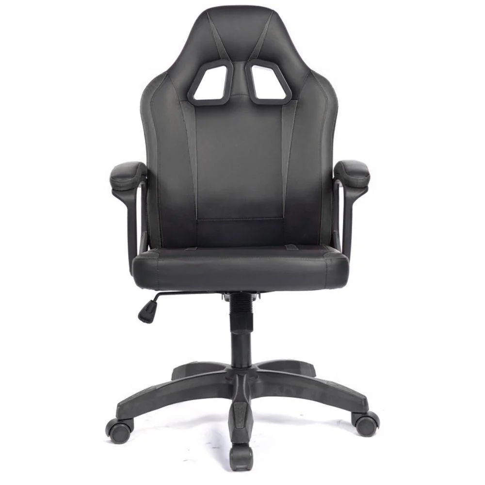 Cadeira Gamer Fortt Harbin, Até 120 KG, Couro Pu, Classe 2, Preta - Cgf022-p