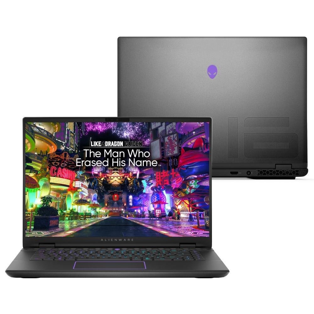 Notebook Dell Alienware M16 R2 Aw16-u9185h-m30p 16" Qhd+ Intel® Core™ Ultra 9 32gb 1TB SSD RTX 4070 Win 11
