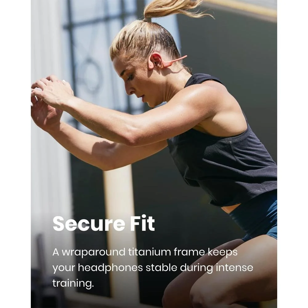 Imagem 3 de 5 do produto Fone De Condução Óssea Shokz Openrun Pro Rosa
