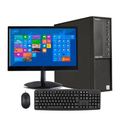 Computador Office Fine Four X I7  Core I7-4th 8GB Ram SSD 256gb+monitor 19 LED HDMI Teclado Mouse E Wi-fi Usb