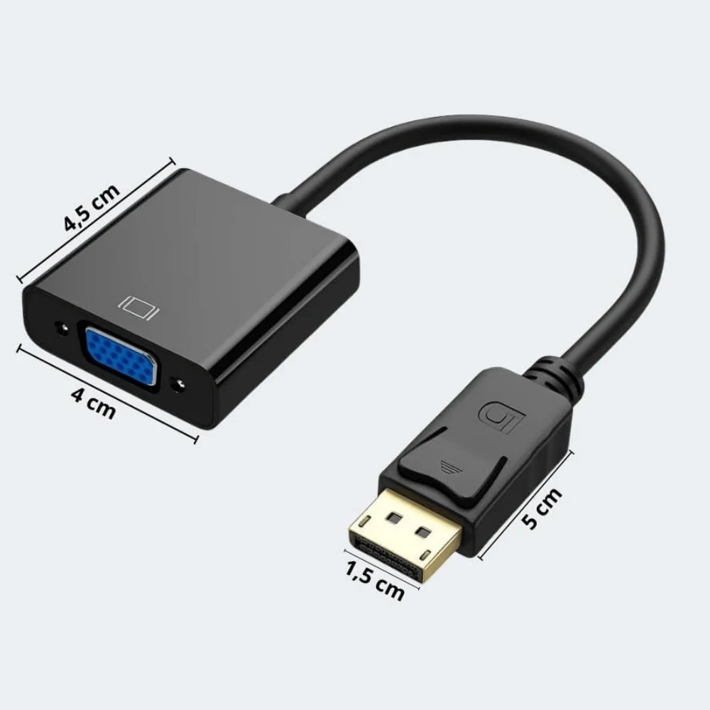 Imagem 3 de 5 do produto Adaptador Displayport Para Vga