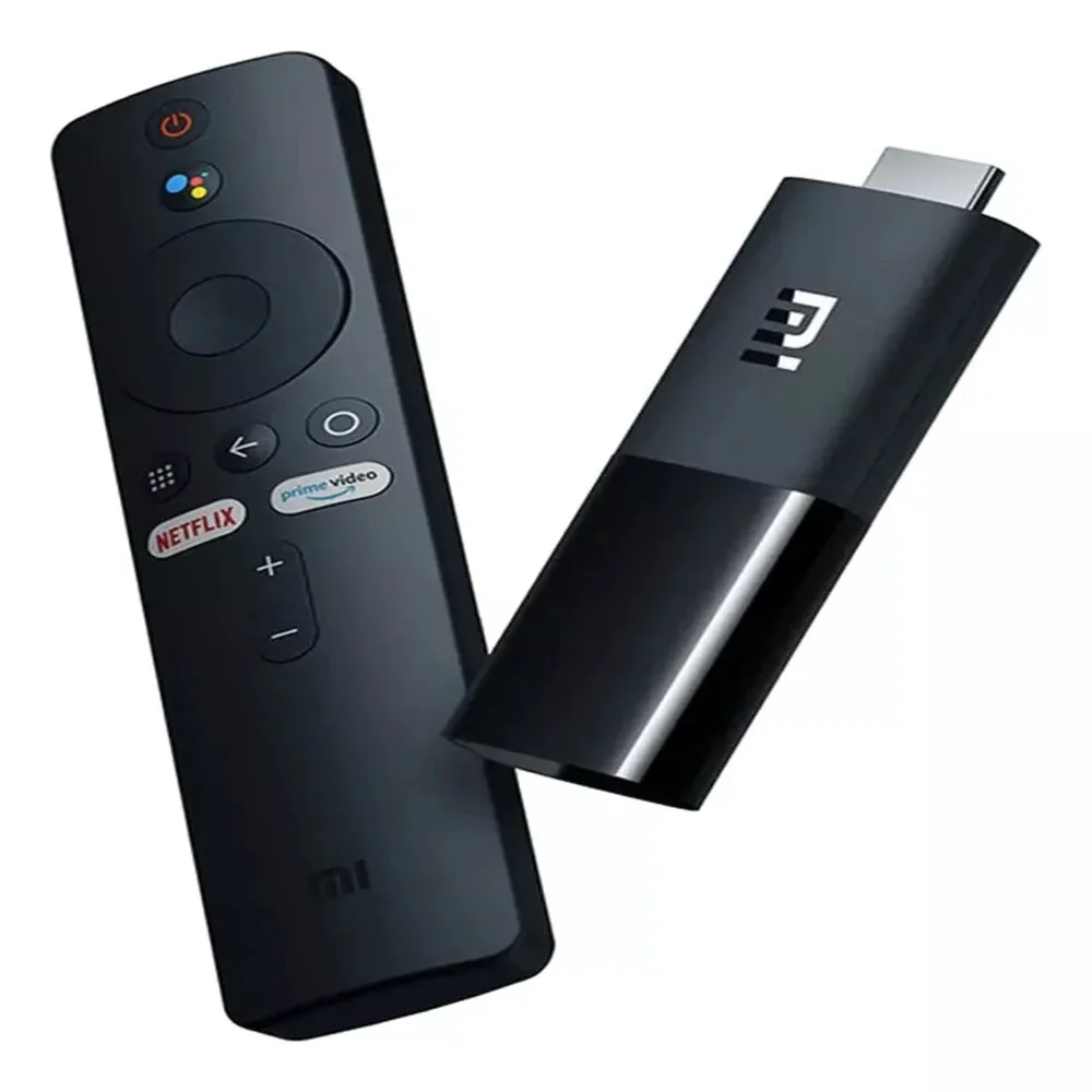 Mi Tv Stick 2ª Geração Xiaomi Controle De Voz Full Hd 8GB 1gb Ram Cor Preto