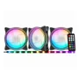 Kit ARGB Ritmicos Aada Fan120*3pc+cont Remoto C/fita 3