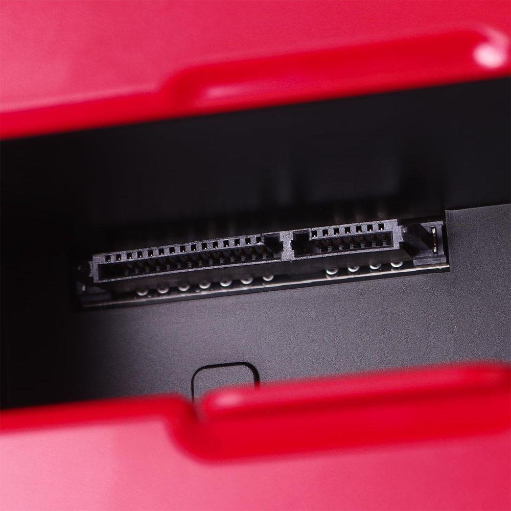 Dock Station Case Para 2 Hd Sata 2.5 E 3.5 Usb Com Leitor De Cartão Universal