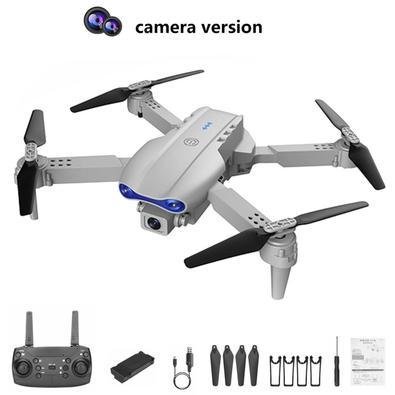 E99 Pro Drone Tamanho Profissional Com Câmera 4k Para Gravação E Fotos, Wi-fi E Acessórios Incluídos Cor:cinza