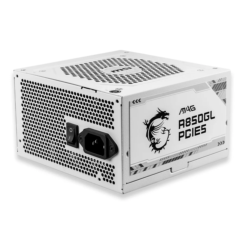 Fonte Msi 850w Mag A850gl PCie5 Branco 80 Plus Gold - 306-7zp8b12-ce0