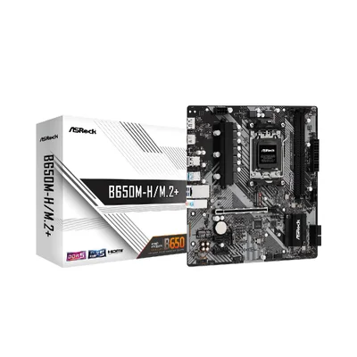 Placa Mãe Asrock B650m-h/m.2+ Am5 2xDDR5 Chipset Amd B650 Matx