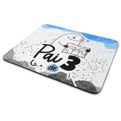 Mouse Pad Divertido Flork Pais - Pai De 3