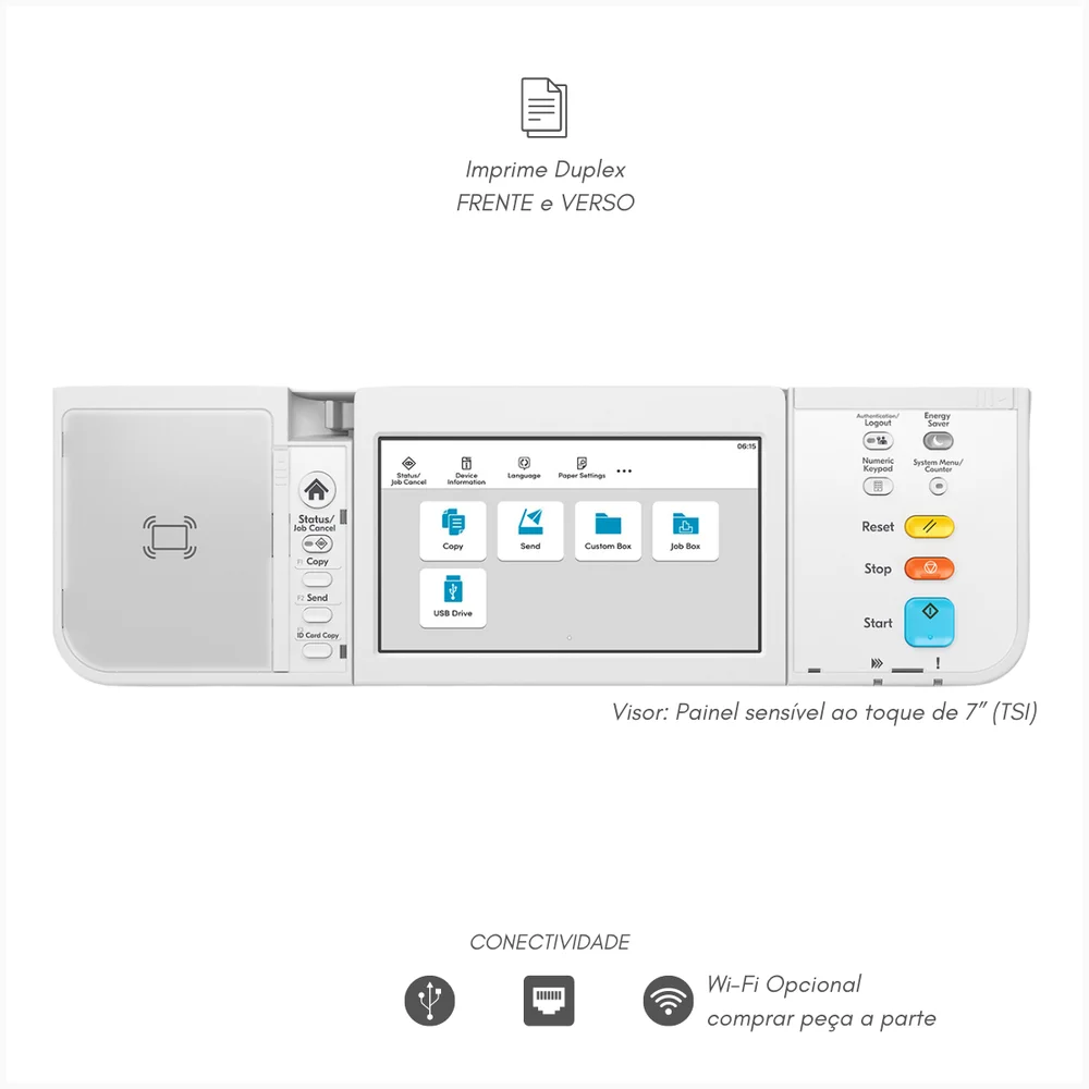 Imagem 2 de 5 do produto Multifuncional  Kyocera Ecosys Ma4500ix Laser Monocromático