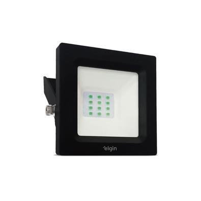 Kit 3 Projetor Led Elgin Refletor 10w 6500k Bivolt Cor: Verde