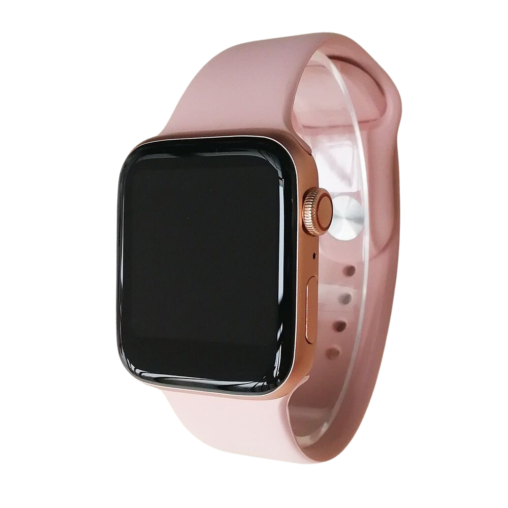Smartwatch Iwo 2.0: Faces Variadas, Monitor De Saúde, Menu Personalizado E Notificações Inteligente Cor:rosa