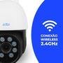 Câmera Ip Segurança Externa Dome 2mp 2,4ghz Visão Noturna