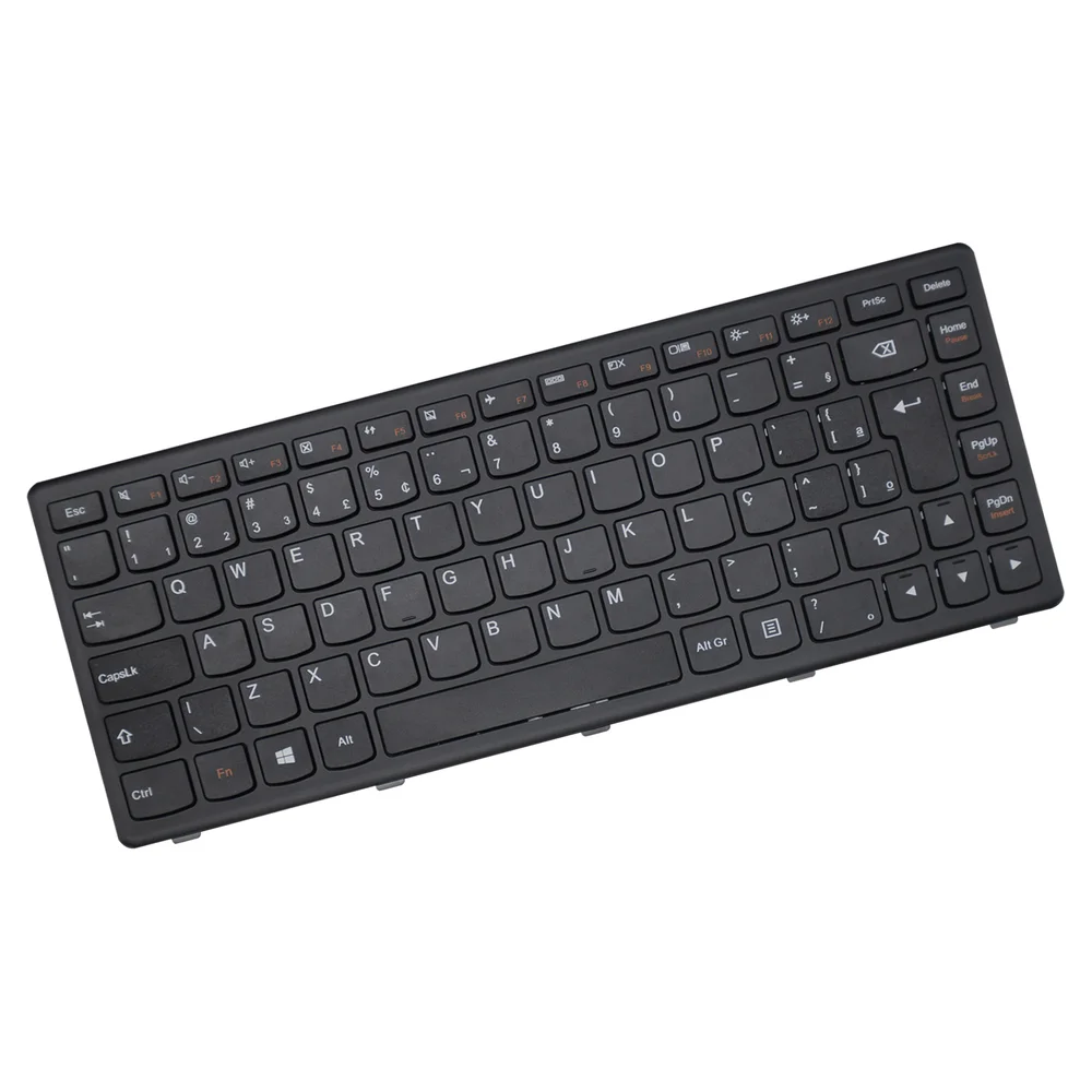 Teclado Para Notebook Lenovo Part Number 80ac000fbr Com Moldura Teclado Para Notebook Lenovo Part Number 80ac000fbr Com Moldura