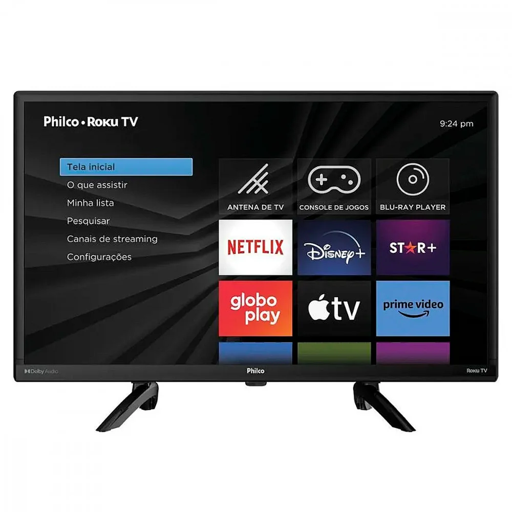 Imagem 2 de 5 do produto Smart Tv Philco 24 Hd LED Roku Tv Usb Preto - Ptv24g5yr2cp