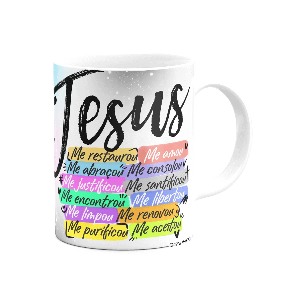 Imagem 3 de 3 do produto Caneca Religiosa - O Que Jesus Fez Por Mim! M2