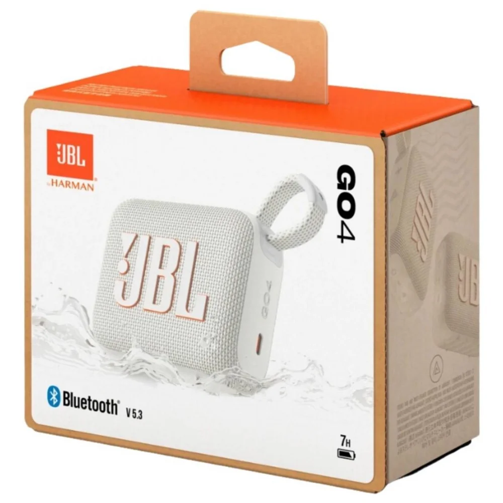 Imagem 2 de 5 do produto Alto-falante Portátil Bluetooth Jbl Go 4 Cor Branco