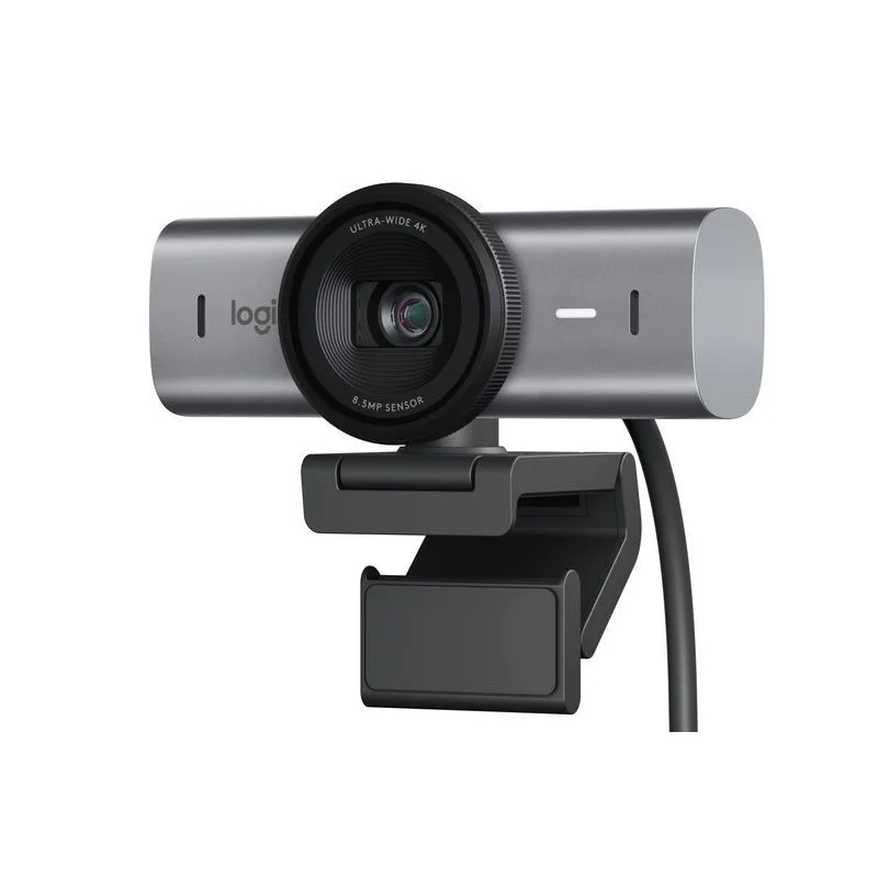Imagem 2 de 5 do produto Webcam Ultra Hd 4k Logitech Mx Brio Com Microfones Com Reducao De Ruido, Protetor De Privacidade E C