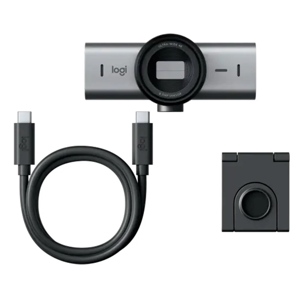Imagem 3 de 5 do produto Webcam Ultra Hd 4k Logitech Mx Brio Com Microfones Com Reducao De Ruido, Protetor De Privacidade E C