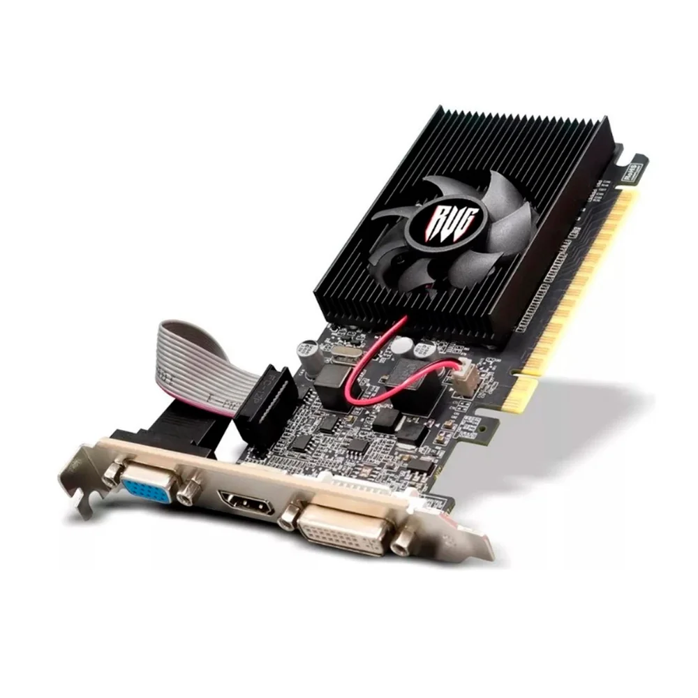 Imagem 2 de 5 do produto Placa De Video 2gb Gt610 Ddr3 64bit Vga/hdmi/dvi Low Profile G-gt610/2g Revenger