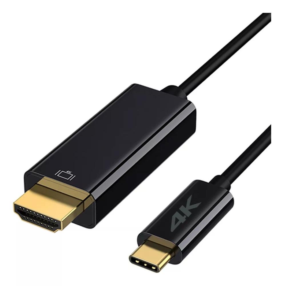 Cabo Type C Macho Para HDMI Macho Usb-c X HDMI 4k 1.8 Metros