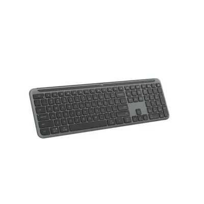 Teclado Sem Fio Logitech Signature Slim K950 Com Conexão Bluetooth Ou Receptor Usb Logi Bolt Incluso E Layout Us Intl, Grafite