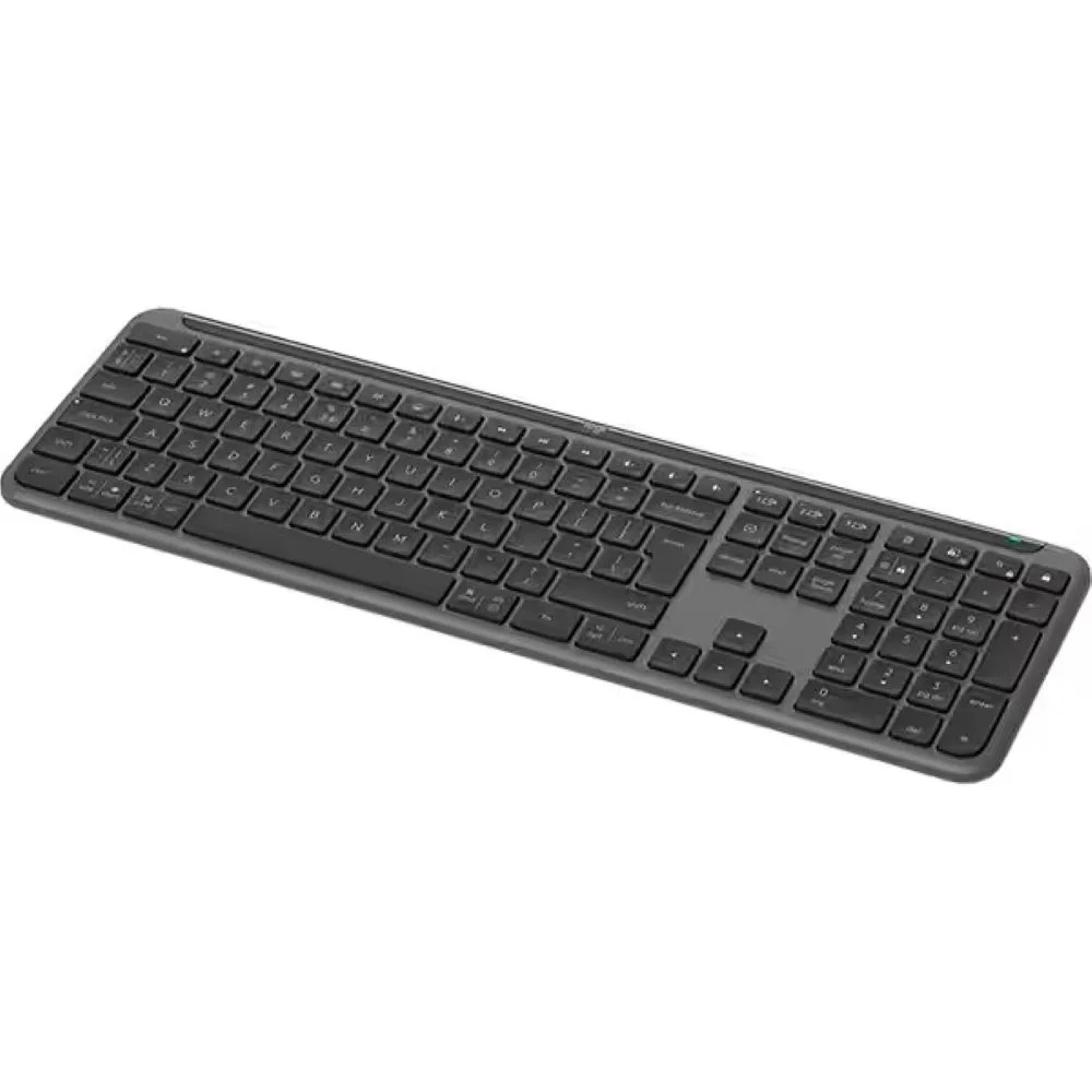Imagem 4 de 5 do produto Teclado Sem Fio Logitech Signature Slim K950 Com Conexão Bluetooth Ou Receptor Usb Logi Bolt Incluso E Layout Us Intl, Grafite