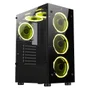 Gabinete Gamer Rise Mode Glass 06x, Mid Tower, ARGB, ATX, Lateral e Frente em Vidro, 6x Fans, Preto - RM-CA-06XB-ARGB