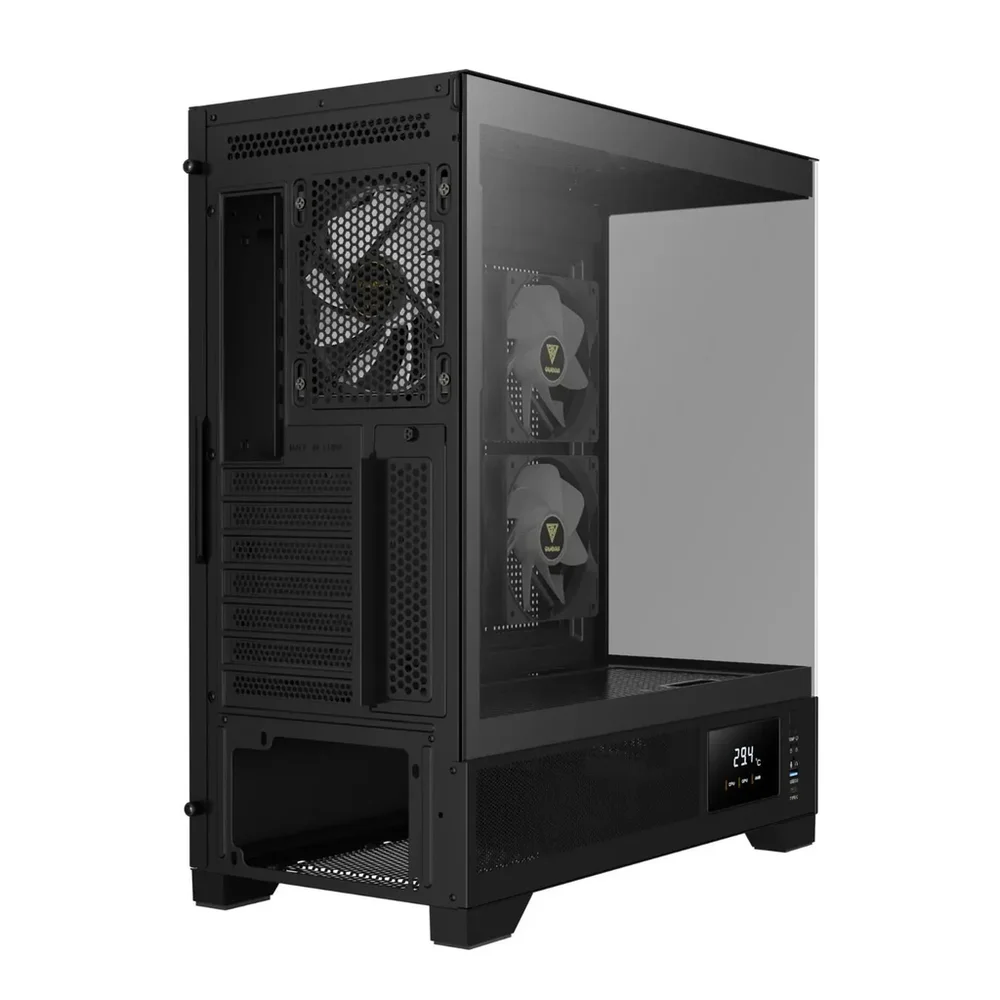 Imagem 2 de 5 do produto Gabinete Gamer Atx Gamdias Atlas M1, Mid Tower, Monitor De Status