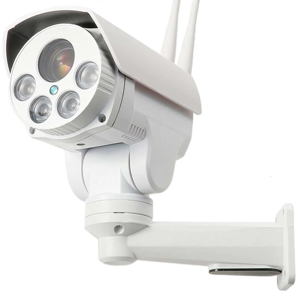 Camera De Segurança Wifi A Prova Dagua Externa Ip Full Hd 5mp Zoom Optico 10x Detecção De Movimento Alerta Audio